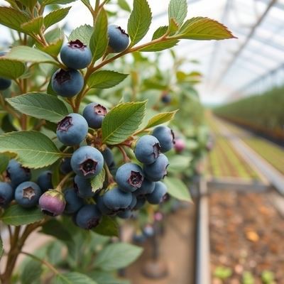 Szklarnia Blueberry Venlo ze szkła